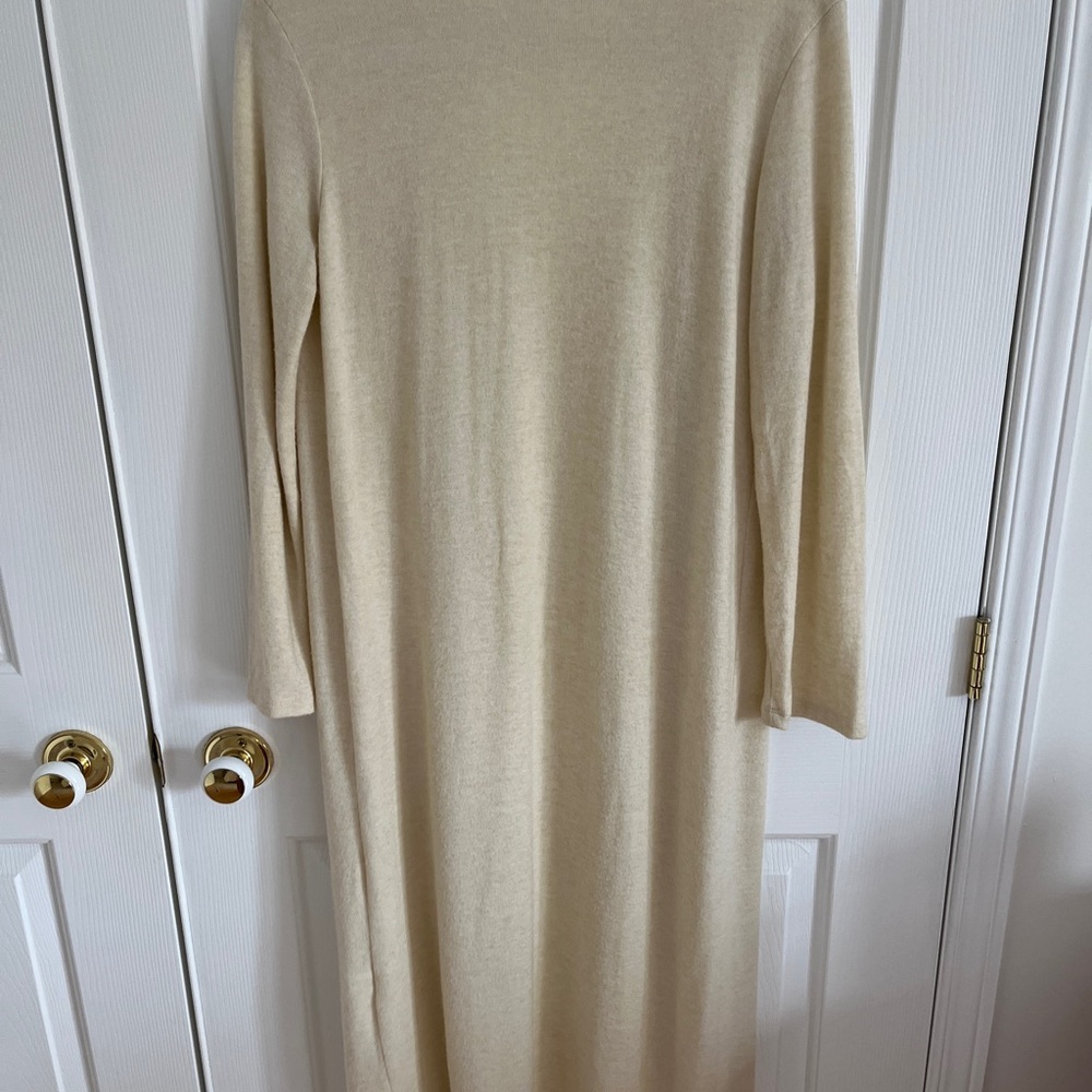 Cream Long Cardigan - Picture 2 of 5